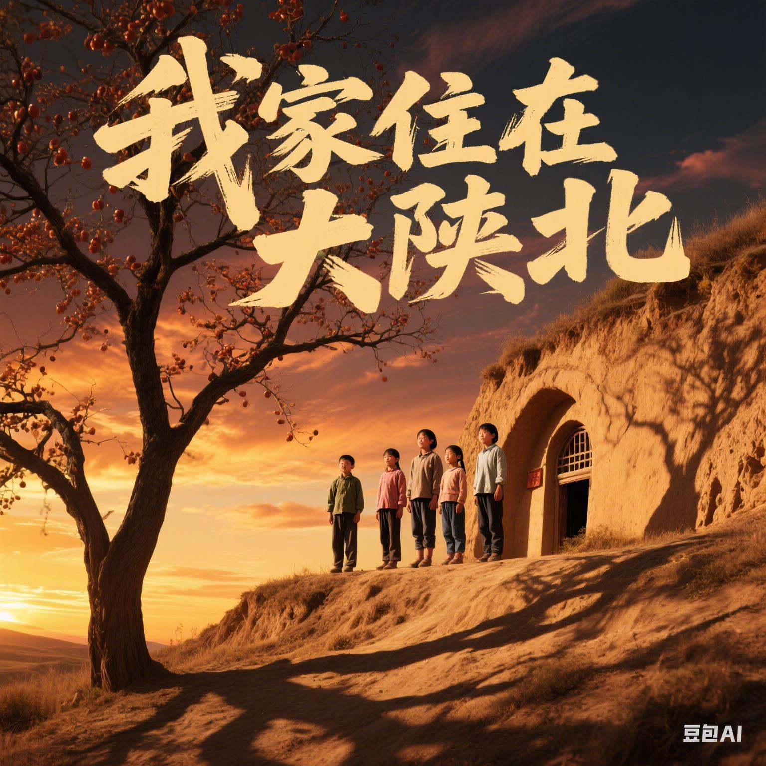 陕北民歌我家住在黄土高坡
